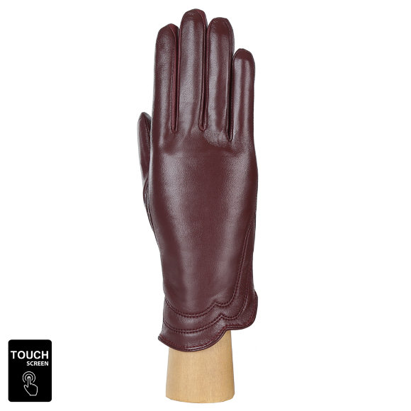 Женские перчатки FABRETTI, S1.39-8 bordo (Размер 8)
