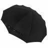 Зонт мужской Popular 2600-J 12 спиц чёрный, полный автомат, крюк софт-тач